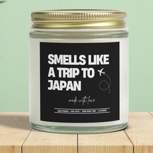 Japanse kaars | Ruikt naar kaars | Japans cadeau | Japanse decoratie | Japan-reiscadeau | Vakantie Japan | Reizen Japan | Japans cadeau |
