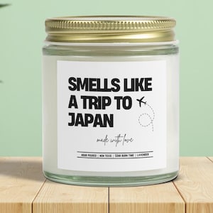 Japanse kaars | Ruikt naar kaars | Japans cadeau | Japanse decoratie | Japan-reiscadeau | Vakantie Japan | Reizen Japan | Japans cadeau |