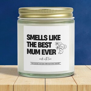 Mum Candle | Best Mum Ever | Funny Mum Candle | Birthday Gift | Mothers Day | Funny Gag Mum Candle | Inappropriate Candle | Gift for Mum