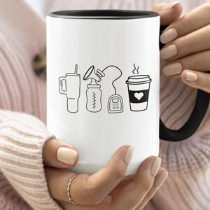 Breast Pump Mug | Breast Pumping | Breastfeeding | Postpartum Coffee Mug | Breastfeeding Gift | Breast Pump Gift | New Mom Gift | Mom Gift |