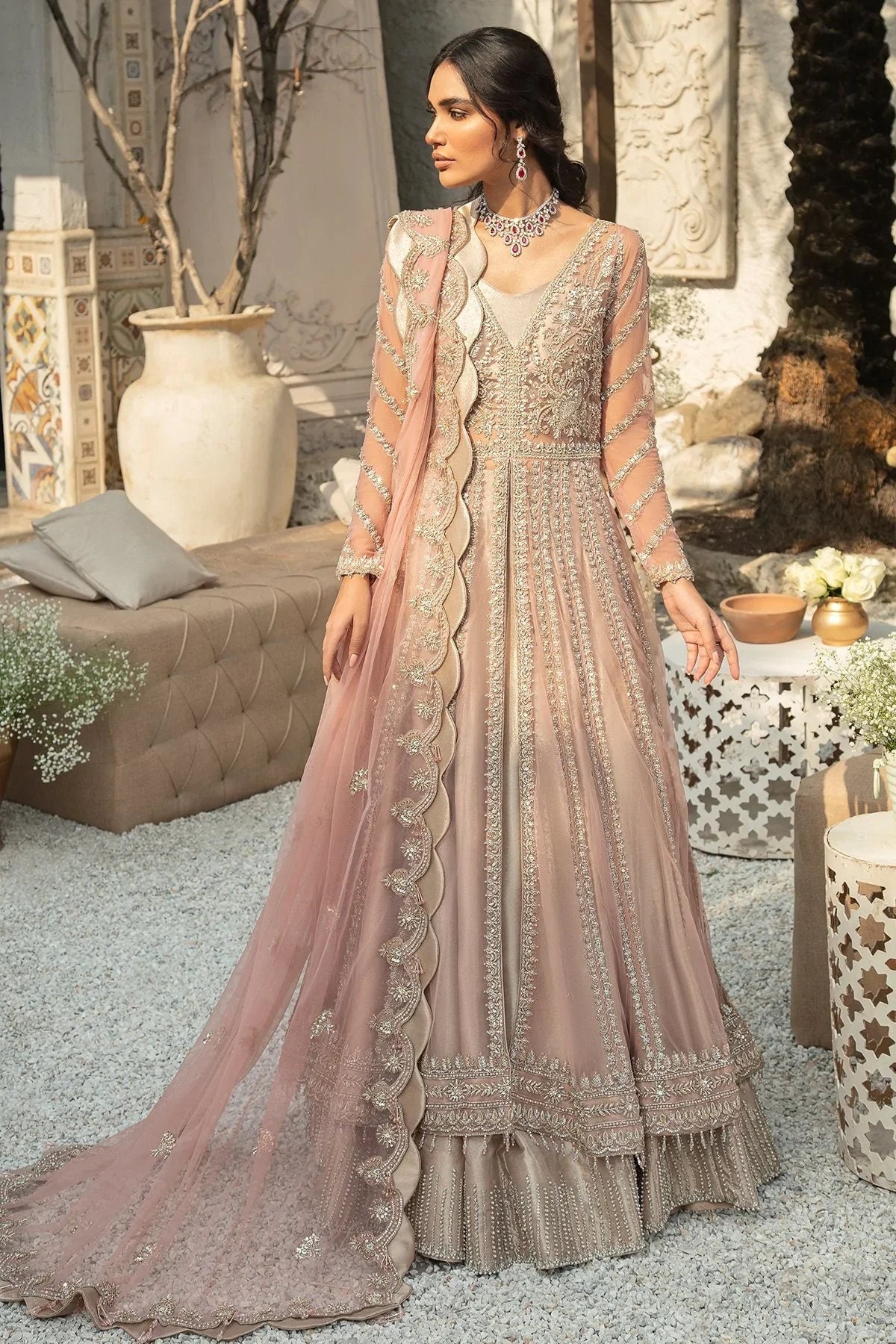 Custom Stitch Designer Maxi Pakistani Indian Design Wedding Collection Formal Dress Ready to Wear Heavy Embroidered Dress Etsy