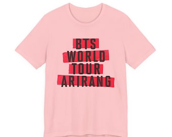 BTS World Tour T-shirt: ARIRANG Logo, Bangtan ARMY Merch - Etsy