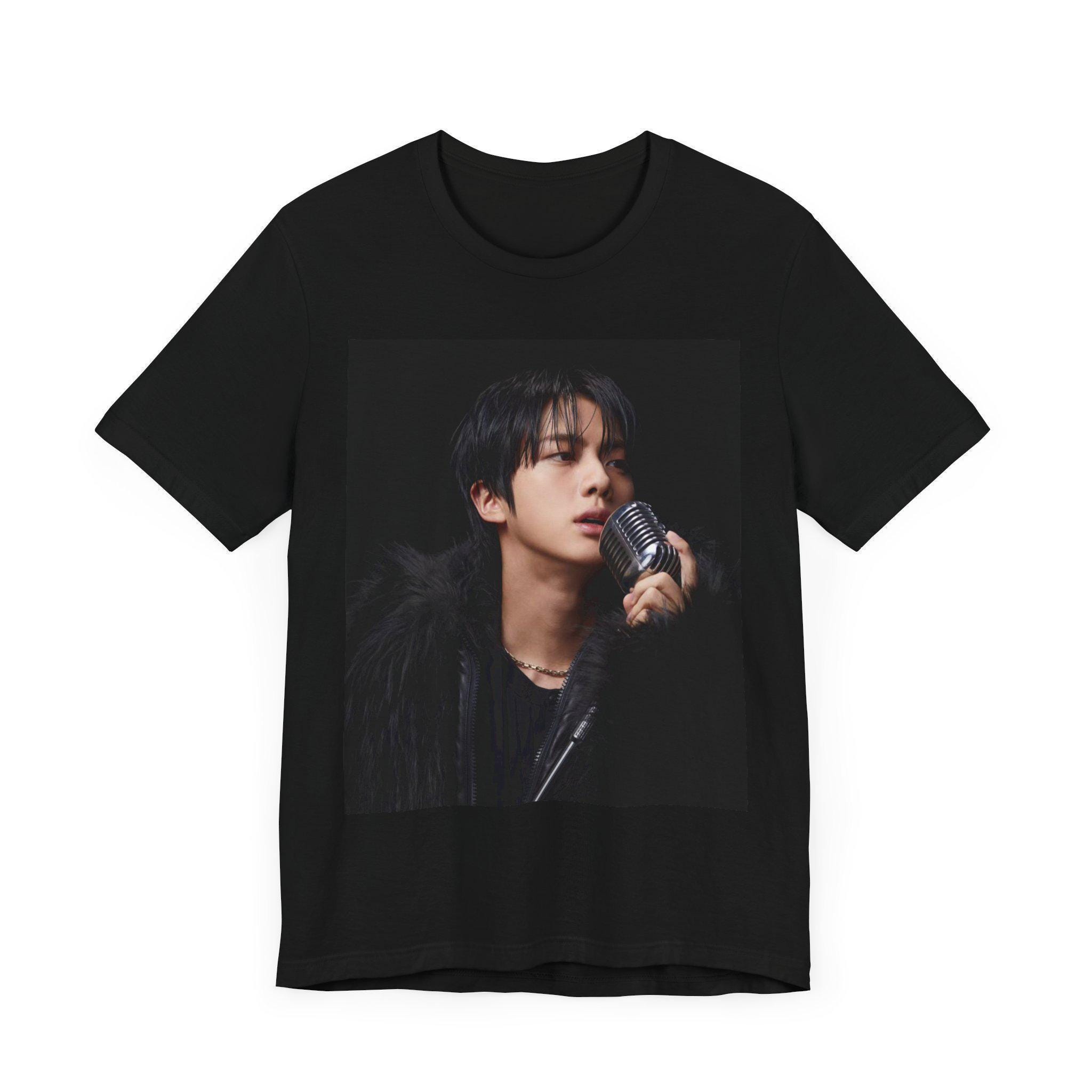 BTS Jin Team Kim Seokjin 長袖Tシャツ・L黒・新品 Kim Seokjin Shirt - Etsy UK