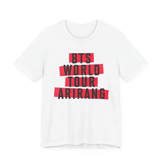 BTS World Tour T-shirt: ARIRANG Logo, Bangtan ARMY Merch - Etsy