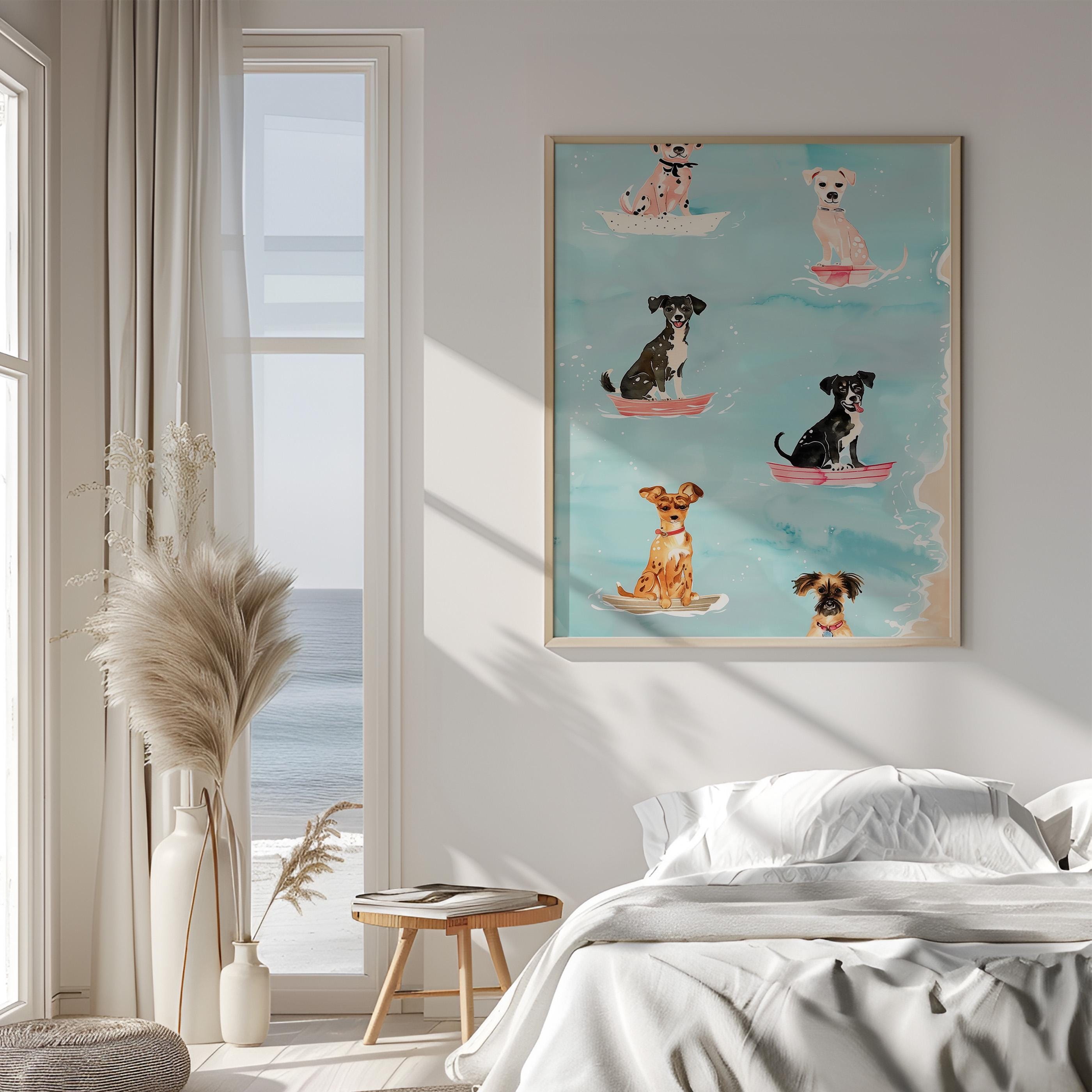 気まぐれなボート遊びをする犬たち | 犬好きのための空想的なアート