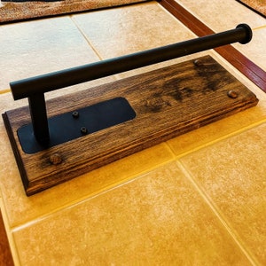 Paper towel holder, Double paper towel holder, Wall mounted towel holder, Modern decor, Kitchen paper towel holder