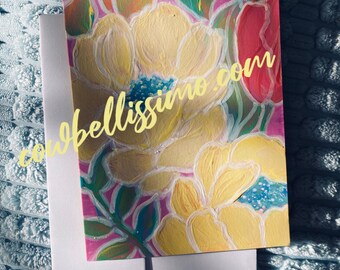 8 gorgeous note cards created from prints of my paintings. Each one hand-embellished. Send them, or frame them! Lovely works of art!