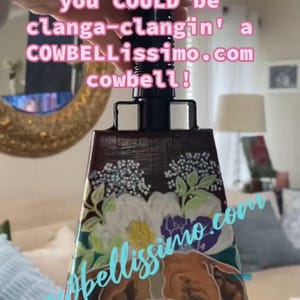 NOT your average bulldog  cowbell!