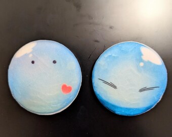 Isekai Slime Plush Buttons 2.28"