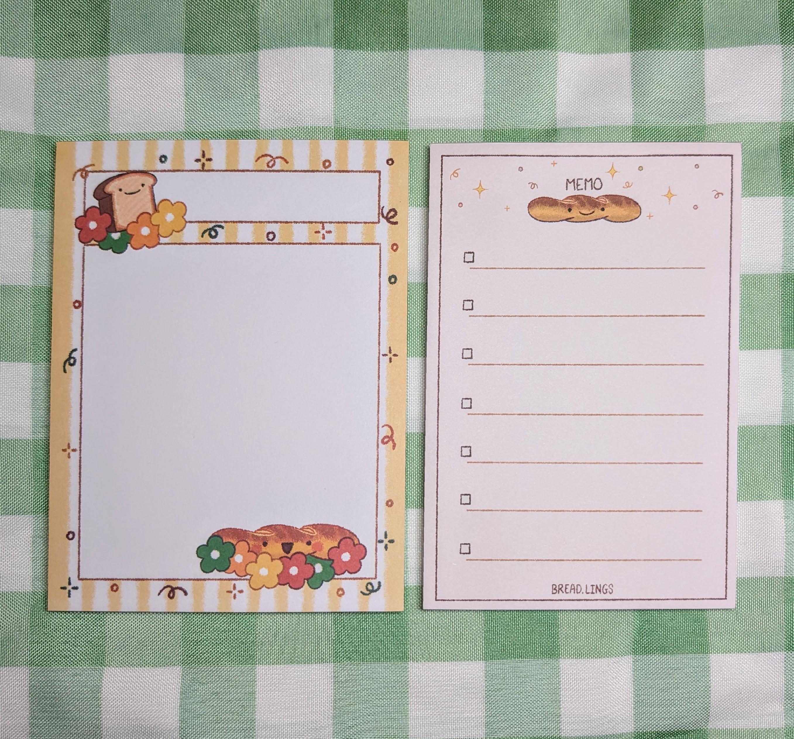 Bread Memo Pads - Etsy