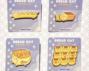 French Bread Cat Enamel Pin French Bread Cat Enamel Pin
