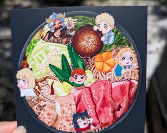 Dungeon Food Art Print 4.25"