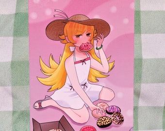 ヴァンパイア・ドーナツ・ガールのアートプリント