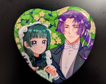 JinMao Heart Button 2.24" x 2.13"