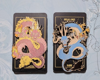 Kaido & Momo Enamel Pin 3.0"