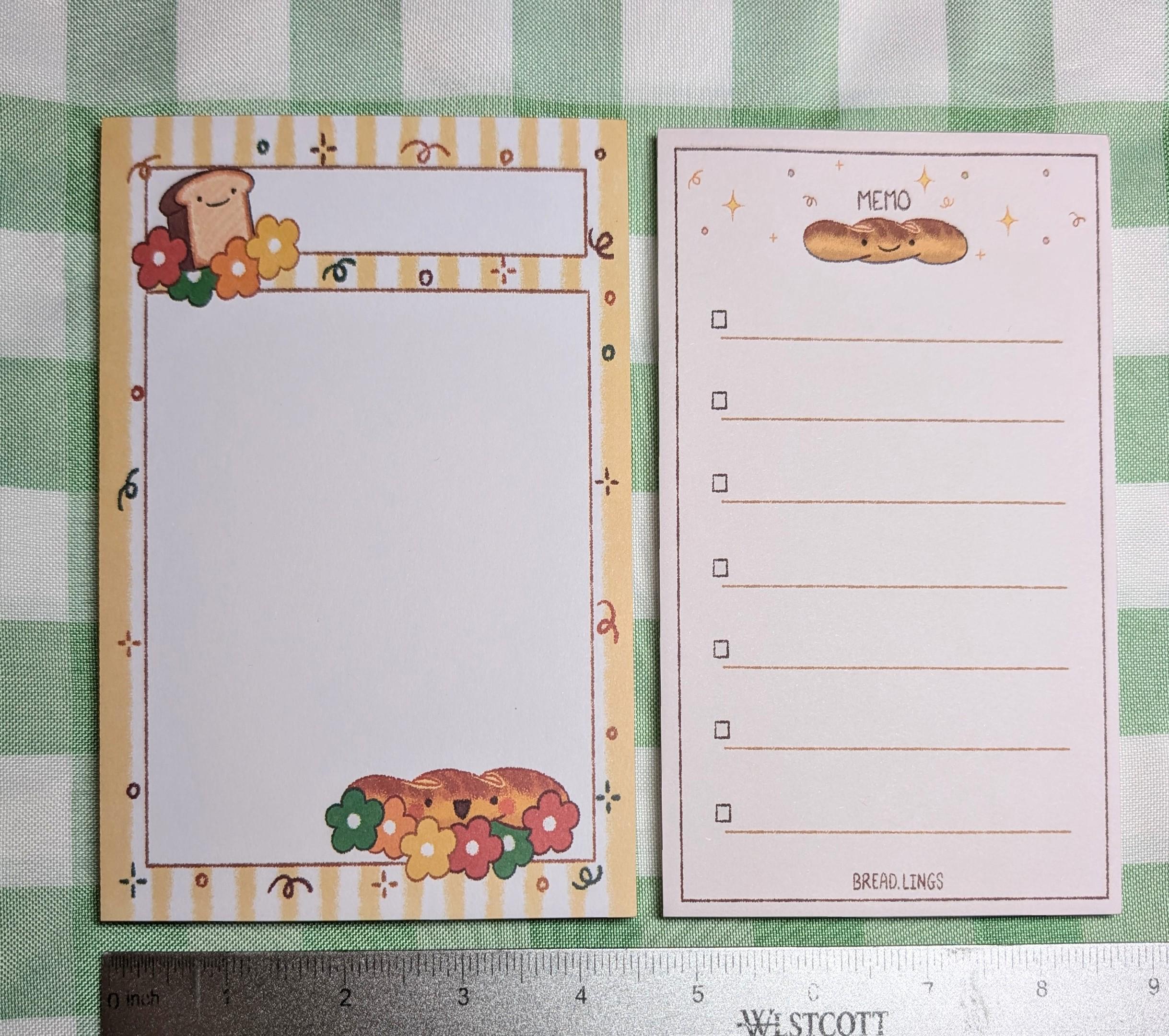 Bread Memo Pads - Etsy