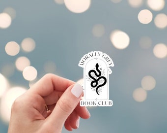 Morally Grey book club sticker, kindle sticker, Book lover gift, bookish sticker, laptop sticker, water bottle sticker, cute sticker