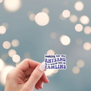 Looking for my Rhysand sticker, 3 sizes to choose from, bookish sticker, Kindle sticker, laptop sticker, water bottle sticker