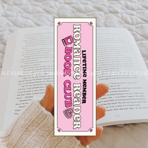 Romance Reader bookmark, book lover, book lover gift, reader, booktok, cute bookmark, smut, romance, romantasy, fantasy