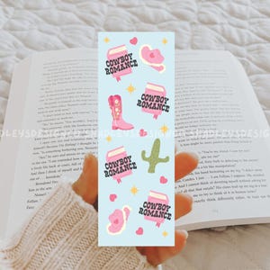 Cowboy Romance bookmark, book lover, book lover gift, reader, booktok, cute bookmark, smut, romance, fantasy, romantasy