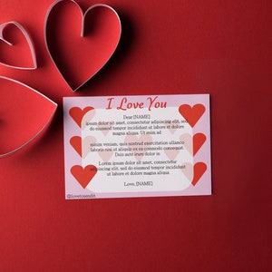 Mot d'amour pour la Saint-Valentin
