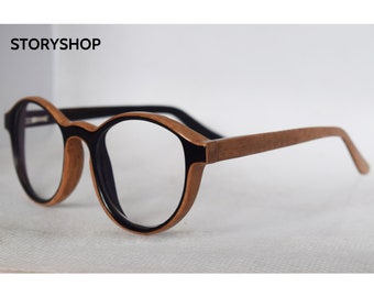 Glasses handmade from natural wood/personalized jewelry/ eyeglasses/minimalist jewelry/minimalist eyeglasses/personalized name eyeglasses