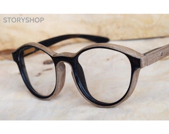 Handgefertigte Brillengestelle aus Naturholz/Brillen für Lesebrillen/Modebrillen aus Holz/handgefertigte Brillen/Brillen für Papa/Mama