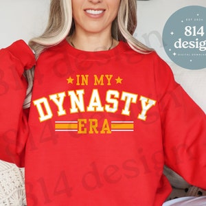 In meiner Dynastie Ära PNG, Kansas City Fußball-Weltmeister SVG, Kelce jpg, Red Kingdom Spieltag Ausrüstung, Für Vinyl, Sublimation, dtf