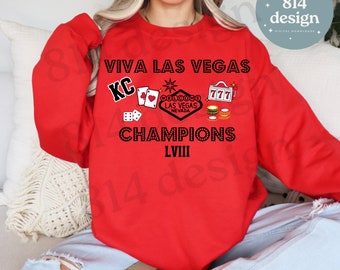 Kansas City Viva Las Vegas 2024 Dice Sleeve Design, LVIII png, KC Football World Champions, Kelce jpg, Red Kingdom Game Day, sublimation dtf
