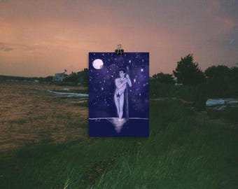 Sleepish 5x7 Print