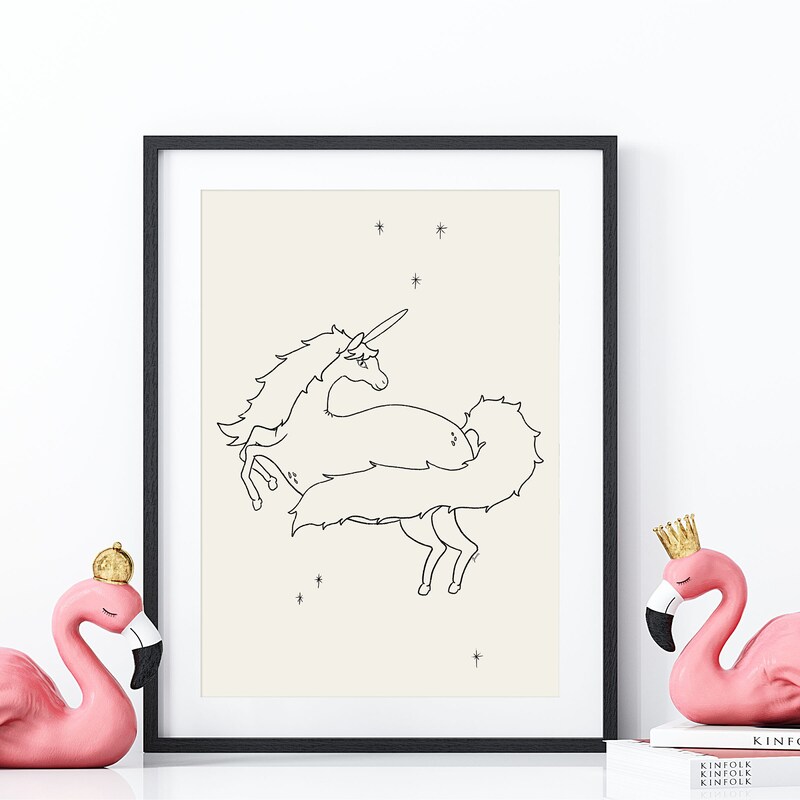 Unicorn Wall Art main image 0