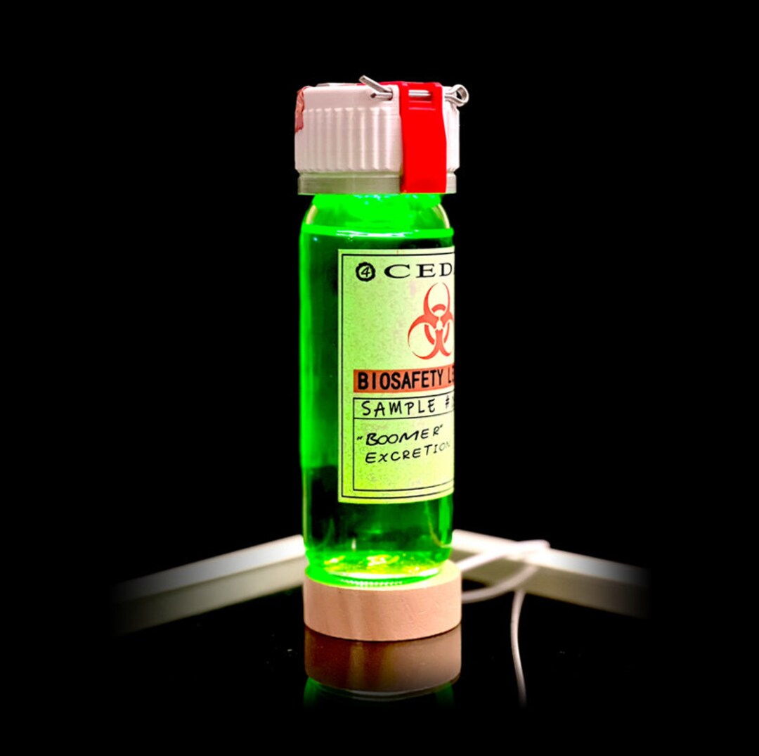 Left 4 Dead Realistic Bile Bomb Prop Nightlight Kit Boomer Bile Extraction. for the Price of a