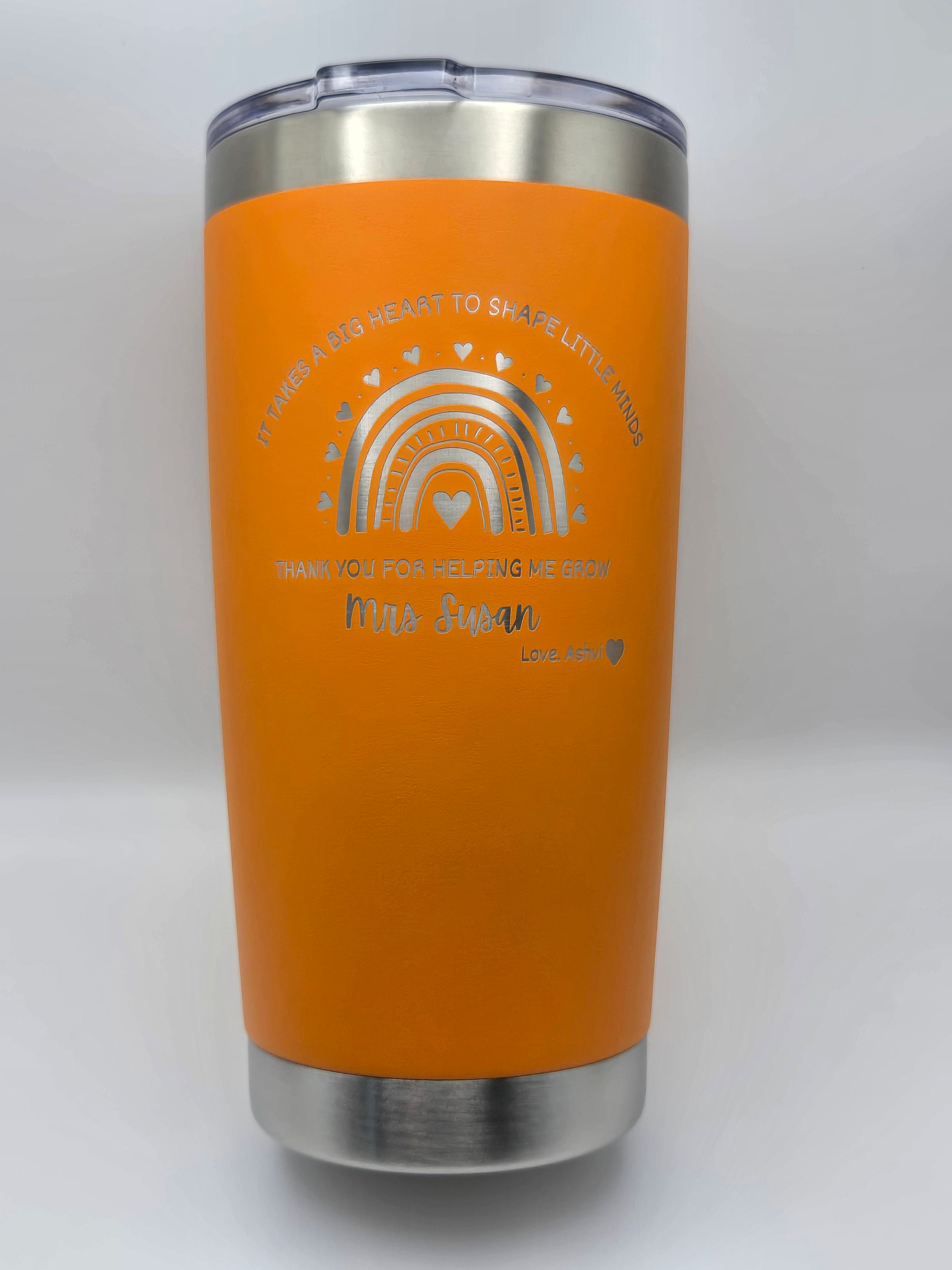 TEACHER APPRECIATION TUMBLER - Laser Engraved Tumbler, End of Year Gift ...