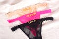 Custom Name Thong, Personalized Thong With Name, Thong With Gold Charms