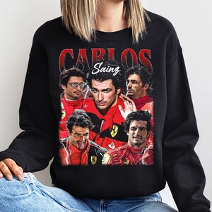 Limited Carlos Sainz Vintage T-Shirt, Gift For Woman and Man Unisex T-Shirt, sweatshirt