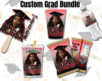 Custom Grad Bundle | Graduation Favors | Custom Graduation Favors | Grad Favors | Custom Grad Favors | Set of 12