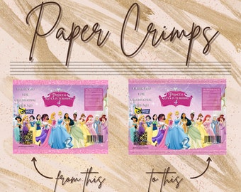 Papieren plooien PNG | Rechte papierplooien | Partij gunst crimps | PNG-papierkrimp | Digitale download | Directe download