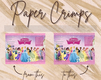 Papiercrimps PNG | Gerade Papiercrimps | Partybevorzugungs-Crimps | PNG-Papiercrimp | Digitaler Download | Sofortiger Download