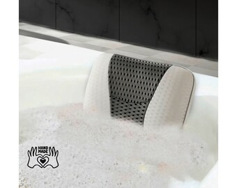 Mesh Bathtub Pillow For Neck and Shoulder Support | Bathtub Headrest | Luxury Bath Pillow