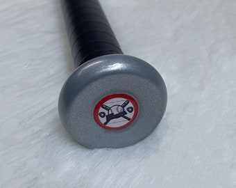 3D personalized bat 1 Inch decals will fit any bat knob!Baseball/Softball Bat Knob Custom Stickers.