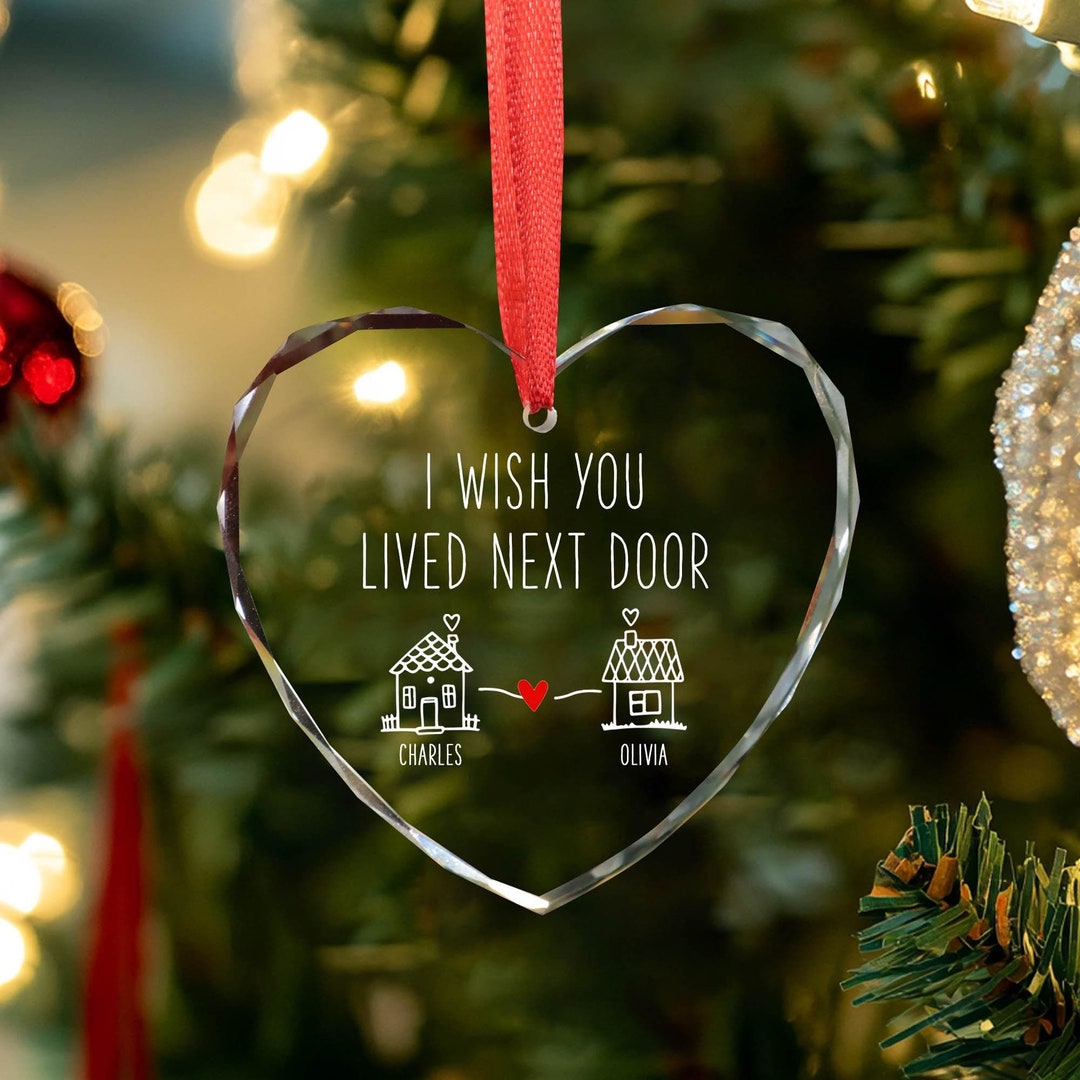 Cuillère Gravée « I Wish You Lived Next Door » Pour Meilleure