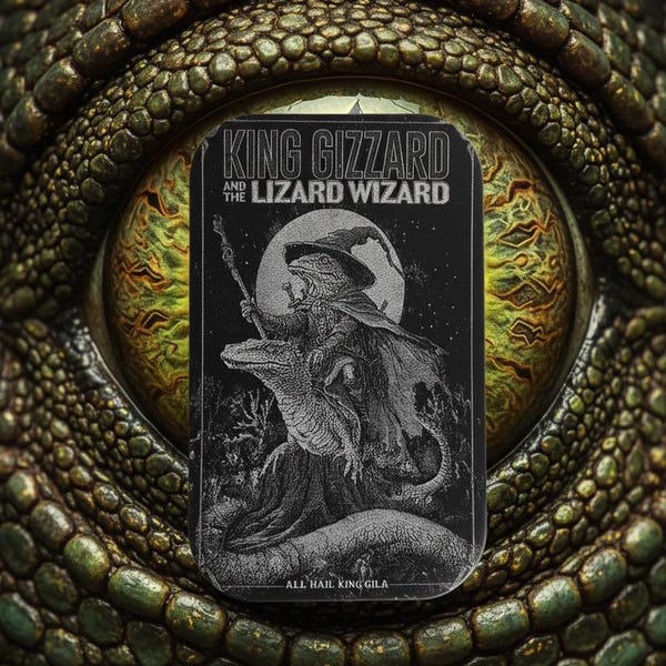 King Gizzard Laser Engraved Altoids Tin: Stash Box, Pill Box