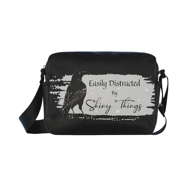 Easily Distracted by Shiny Things - Classic Cross-body Nylon Bags Messenger Bag