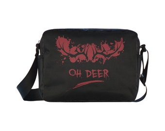 Oh Deer Antlers Alastor Hazbin  - Classic Cross-body Nylon Bags Messenger Bag
