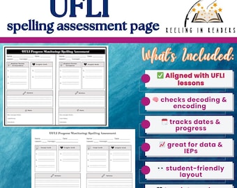 UFLI Spelling Assesment Page