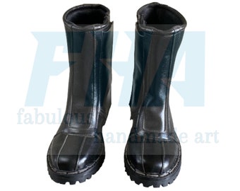 Handgefertigte Leder Mandalorian Boots, Star Wars Cosplay, Din Djarin Stil
