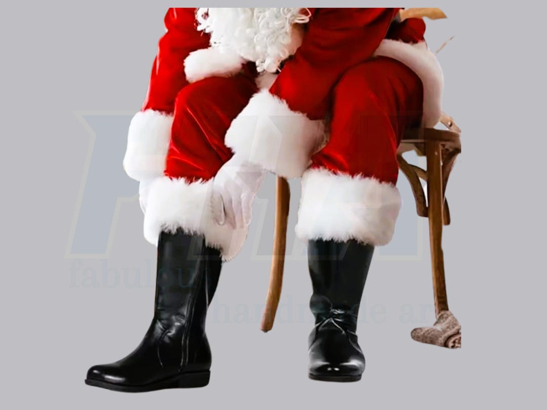 Santa Underoos Handmade Santa Claus Boot, Santa Suit, Santa Claus Boot With Detachable ...