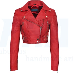 ジャケット・アウター THEREDTHREAD S leather jacket cropped THEREDTHREAD / ザレッドスレッド】S leather jacket cropped