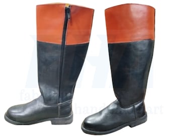 Men's Handmade Leather Equestrian Riding Boots