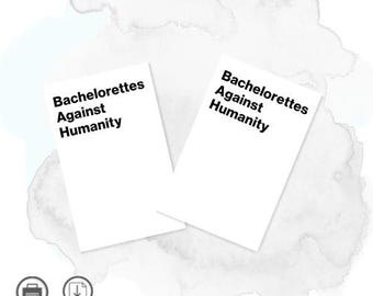 Bachelorettes Against Humanity: Gra karciana na wieczór panieński do druku (pobierz plik PDF)